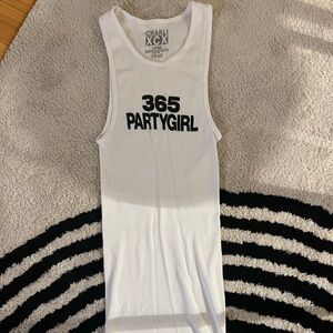 Official Charli xcx merch - 365 Partygirl tank